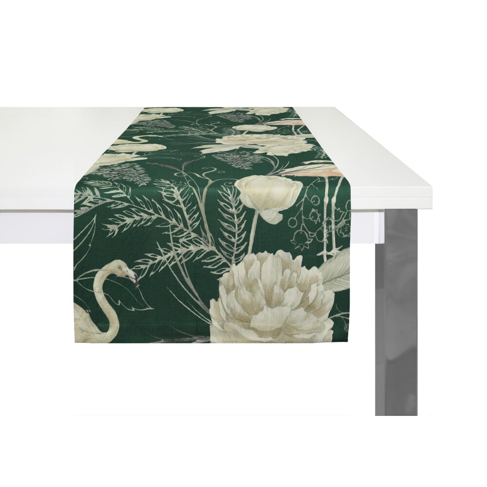 ADAM Tischläufer Eden, mit Kuvertsaum, grün, 50x150 cm online kaufen
