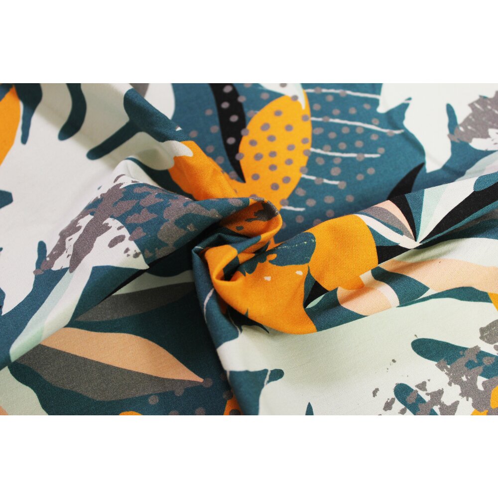 ADAM Deko-Schal Jungle mit Kräuselband, dunkelgrün, HxB 245x145 cm online  kaufen