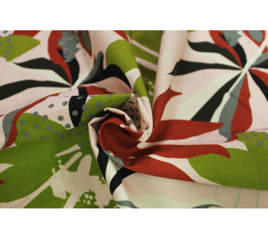 ADAM Deko-Schal Jungle mit Kräuselband, rosa, HxB 145x145 cm