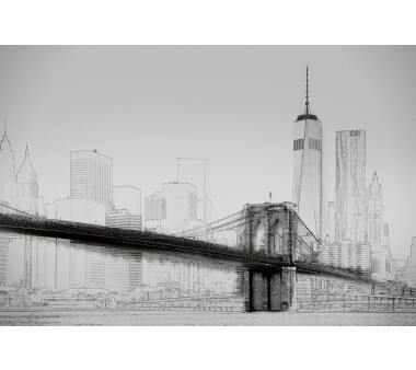 AS Creation Vlies-Fototapete NEW YORK ART ILLUSTRATION...