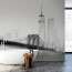 AS Creation Vlies-Fototapete NEW YORK ART ILLUSTRATION BLACK AND WHITE 118891, 8 Teile, 384x260 cm