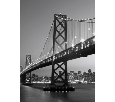 AS Creation Vlies-Fototapete SAN FRANCISCO SKYLINE 119098, 4 Teile, 192x260 cm