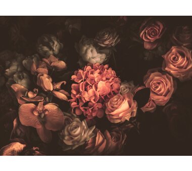 AS Creation Vlies-Fototapete ROMANTIC FLOWERS 118512, 5 Teile 350x255 cm