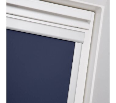 Lichtblick Dachfensterrollo Skylight, Thermo, Verdunkelung - Blau 38,3 x 54,0 cm (C02) (B x L)