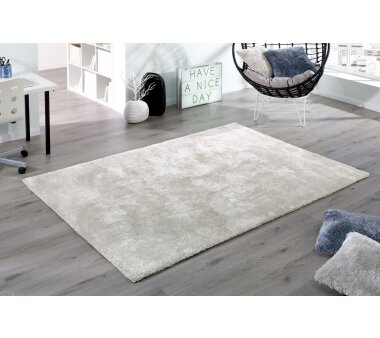 Kurzflor-Teppich SORELLA, Höhe 20 mm, Farbe weiß