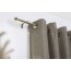 Lichtblick Gardinenstange Kugel, 20 mm, ausziehbar 125 - 240 cm - Metall, Messing Antik