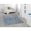 Kurzflor-Teppich LILLI ALLOVER, Höhe 9 mm, Farbe hellblau