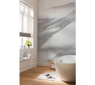 Vlies-Fototapete KOMAR, RAW WHITE NOISE MOUNTAIN, 2 Teile, BxH 200 x 280 cm