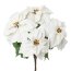 Kunstblume Poinsettienbusch Velvet, Farbe weiß, Höhe ca. 63 cm