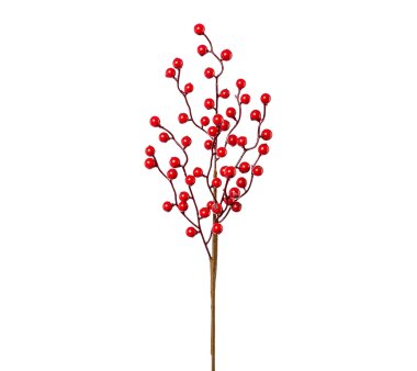 Kunstpflanze Beerenzweig, 5er Set, Farbe rot, Höhe...
