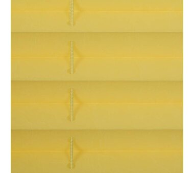 Lichtblick Plissee Klemmfix, ohne Bohren, verspannt - Gelb 100 cm x 130 cm (B x L)