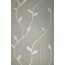 VHG Fertig-Webstore HEIDI, mit Scherli-Blättermotiven, Kräuselband-Aufhängung, halbtransparent,  Farbe natur HxB 120x300 cm