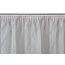 VHG Fertig-Webstore BRIGITTA mit Scherli-Motiven, Kräuselband-Aufhängung, halbtransparent,  Farbe grau HxB 120x300 cm