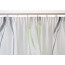 VHG Fertig-Webstore DIANA, mit Scherli-Motiven, Kräuselband-Aufhängung, halbtransparent,  Farbe grün