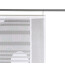 VHG Schiebegardine GLORIA mit Kreis-Motiven und Abschlussbogen, transparent,  Farbe weiß HxB 80x60 cm