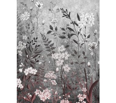 Fototapete KOMAR, Le Jardin, Moonlight Flowers, 4 Teile, BxH 200 x 250 cm