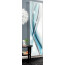 Schiebevorhang Deko blickdicht MALALAI, Farbe aqua, Größe BxH 60x245 cm