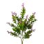 Kunstpflanze Miniblattbusch, 4er Set, Farbe grün-lila, Höhe ca. 33 cm