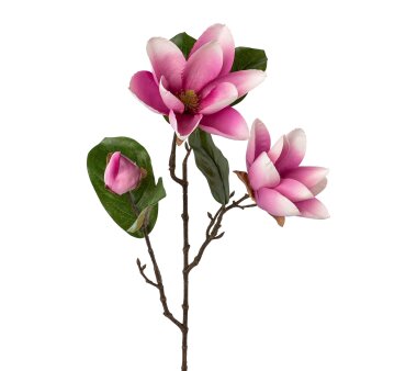 Kunstblume Magnolie, 2er Set, Farbe pink, Höhe ca....