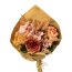 Künstlicher Blumenstrauß in Packpapier, Farbe bunt, Höhe ca. 50 cm