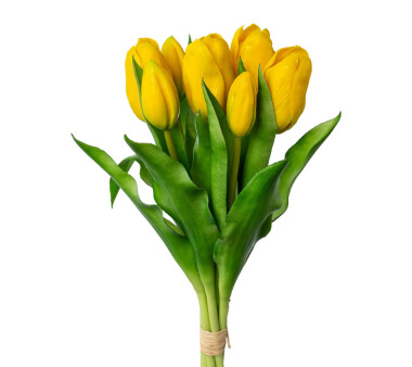 Kunstblume Tulpenbund, 2er Set, Farbe gelb, Höhe ca....