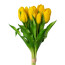Kunstblume Tulpenbund, 2er Set, Farbe gelb, Höhe ca. 32 cm
