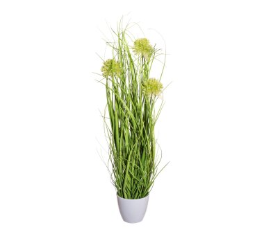 Kunstpflanze Allium-Grasbusch, Farbe grün, inkl....