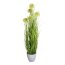 Kunstpflanze Allium-Grasbusch, Farbe grün, inkl. Melamintopf, Höhe ca. 80 cm