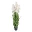 Kunstpflanze Pampasgras, Farbe weiß, inkl. Kunststofftopf, Höhe ca. 150 cm