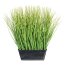 Kunstpflanze Gras im Zinkkasten, Farbe grün, Höhe ca. 30 cm