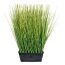 Kunstpflanze Gras im Zinkkasten, Farbe grün, Höhe ca. 46 cm
