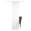 Schiebegardine Scherli, PINALO, Bambus-Optik, halbtransparent, wollweiß, Größe BxH 60x245 cm