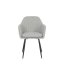 Sessel MILA II S, 2er Set, mit Webstoffbezug, Farbe grau