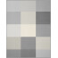 Bocasa Wohndecke Colourfields grau, mit Velourbandeinfassung, Größe 220x240 cm