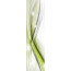 3er-Set Flächenvorhänge MALALAI blickdicht / halbtransparent, Höhe 245 cm, apfelgrün