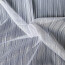 Fertigstore NAIMA, mit Glanzfäden, Kräuselband-Aufhängung, transparent,  Farbe weiß