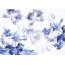 Vlies-Fototapete, Imagine Ed. 5 Blue Silhouettes, 7 Teile, BxH 350 x 250 cm