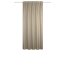 HOMEbasics Verdunklungs-Schal JOHN Leinenstruktur,  mit Mulltifunktionsband, Farbe taupe