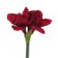 Kunstblume Amaryllis gross, 3er Set, Farbe dunkelrot, Höhe 32 cm