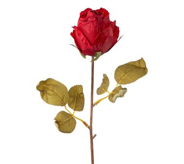 Kunstblume Rose, 6er Set, Farbe rot, Höhe ca. 45 cm
