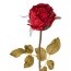 Kunstblume Rose, 5er Set, Farbe rot, Höhe ca. 60 cm