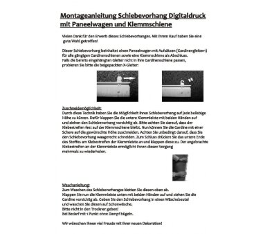6er-Set Schiebegardinen, 96285-723, JOLINA, Höhe 245 cm, Design Magnolie