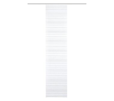 Schiebegardine FLAVIA, halbtransparent, wollweiß, Größe BxH 60x245 cm
