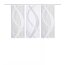 3er-Set Flächenvorhang, Jacquard, blickdicht / transparent, EILEEN weiß, Höhe 145 cm, 3x Dessin
