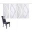 4er-Set Flächenvorhang, Jacquard, blickdicht / transparent, EILEEN weiß, Höhe 145 cm, 4x Dessin