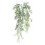 Kunstpflanze Silberblatt-Hängebusch mit Blüten, 2er Set, Farbe grau-grün, Höhe ca. 61 cm
