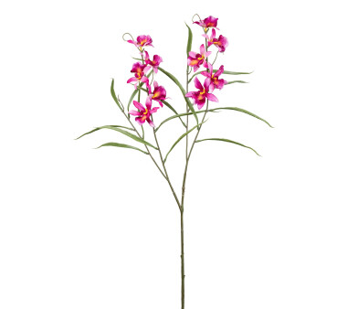 Kunstblume Orchideenzweig, 2er Set, Farbe pink, Höhe...