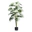 Kunstpflanze Monstera Variegata, Farbe grün-weiß, inkl. Kunststofftopf, Höhe ca. 140 cm