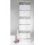 Voile-Schiebevorhang Luisa, Web-Ranke, halbtransparent, Farbe weiß-grau, HxB 245x60 cm
