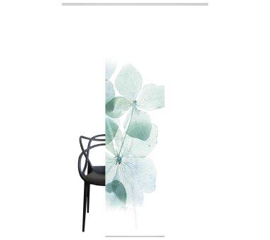 Schiebevorhang Deko blickdicht MARCELLA, Farbe mint, Größe BxH 60x245 cm